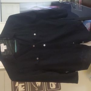 Black fitted shirt